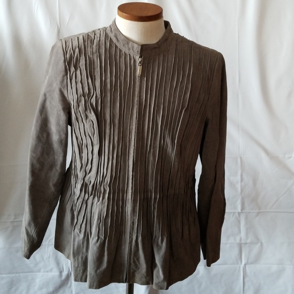 Grey Suede Bradley Jacket